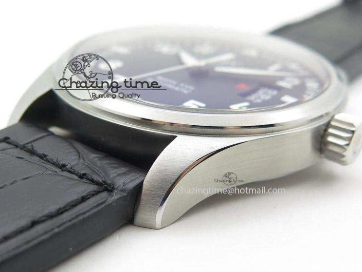 MIROTIME 0416 Mark XVII 1:1 MK Maker Best Edition SS Black Dial On Black Leather Strap A Sporty 7372